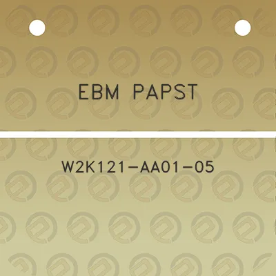 ebm-papst-w2k121-aa01-05