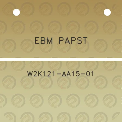 ebm-papst-w2k121-aa15-01