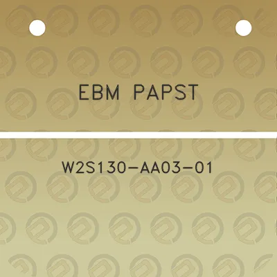 ebm-papst-w2s130-aa03-01