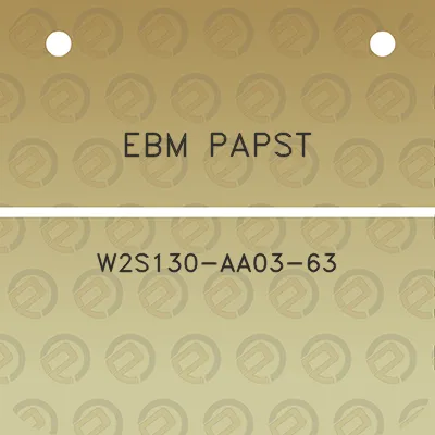 ebm-papst-w2s130-aa03-63