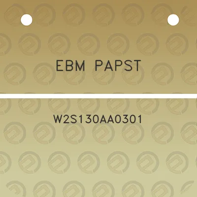 ebm-papst-w2s130aa0301