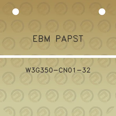 ebm-papst-w3g350-cn01-32