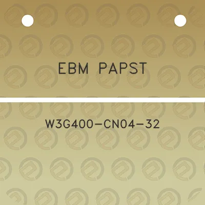 ebm-papst-w3g400-cn04-32