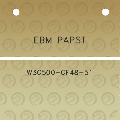 ebm-papst-w3g500-gf48-51