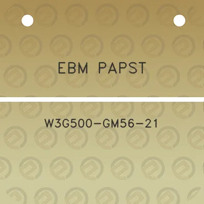 ebm-papst-w3g500-gm56-21