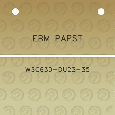 ebm-papst-w3g630-du23-35