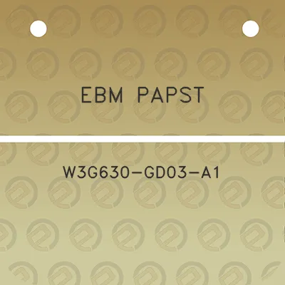 ebm-papst-w3g630-gd03-a1