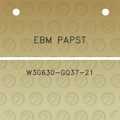 ebm-papst-w3g630-gq37-21