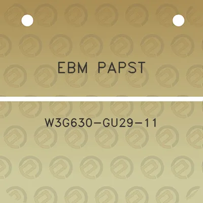 ebm-papst-w3g630-gu29-11