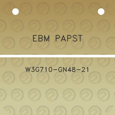 ebm-papst-w3g710-gn48-21