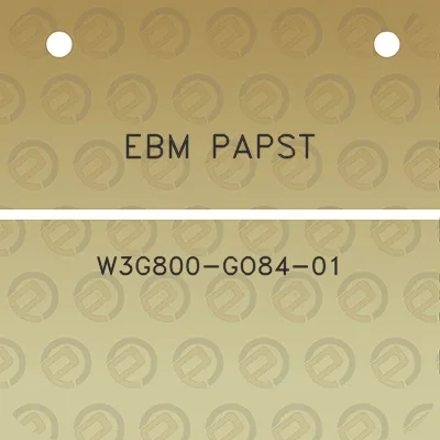 ebm-papst-w3g800-go84-01