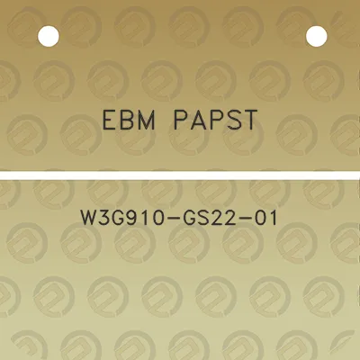 ebm-papst-w3g910-gs22-01