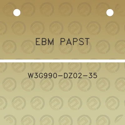 ebm-papst-w3g990-dz02-35