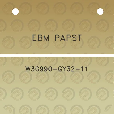 ebm-papst-w3g990-gy32-11