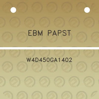 ebm-papst-w4d450ga1402