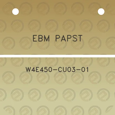 ebm-papst-w4e450-cu03-01