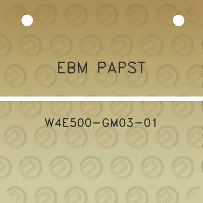 ebm-papst-w4e500-gm03-01