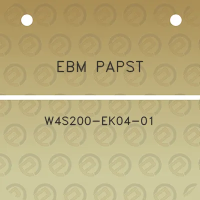 ebm-papst-w4s200-ek04-01