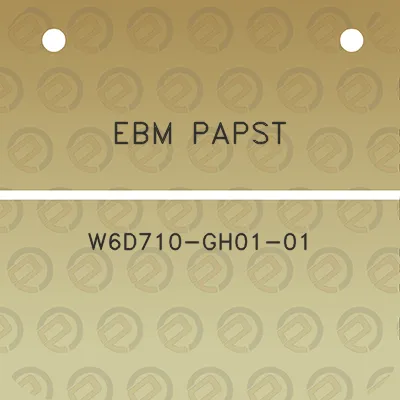 ebm-papst-w6d710-gh01-01