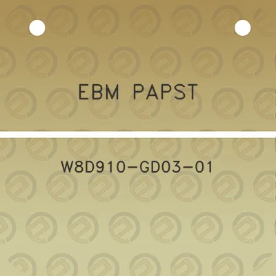 ebm-papst-w8d910-gd03-01