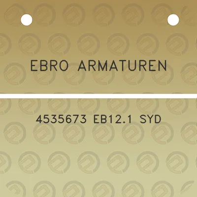 ebro-armaturen-4535673-eb121-syd