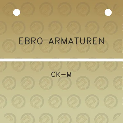 ebro-armaturen-ck-m