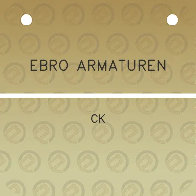 ebro-armaturen-ck