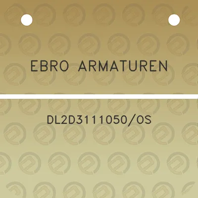 ebro-armaturen-dl2d3111050os