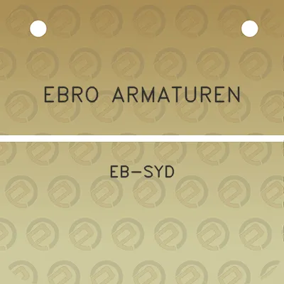 ebro-armaturen-eb-syd