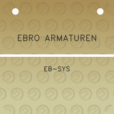 ebro-armaturen-eb-sys