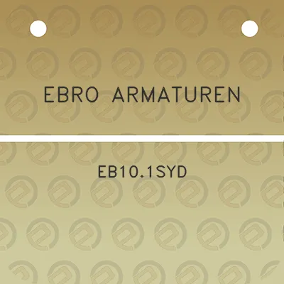 ebro-armaturen-eb101syd