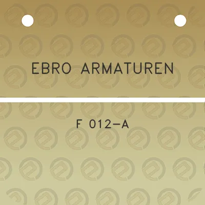 ebro-armaturen-f-012-a