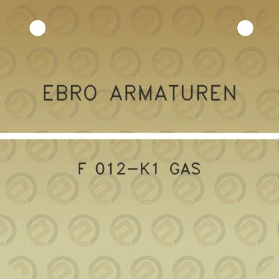 ebro-armaturen-f-012-k1-gas