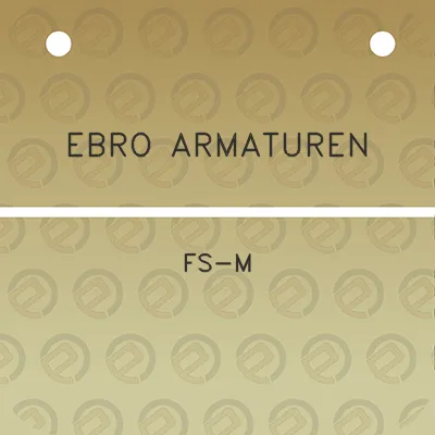 ebro-armaturen-fs-m