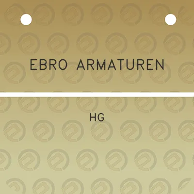 ebro-armaturen-hg