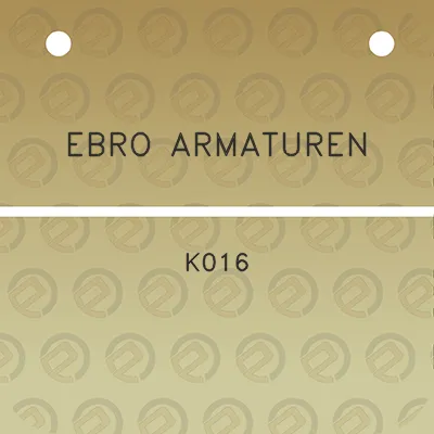 ebro-armaturen-k016