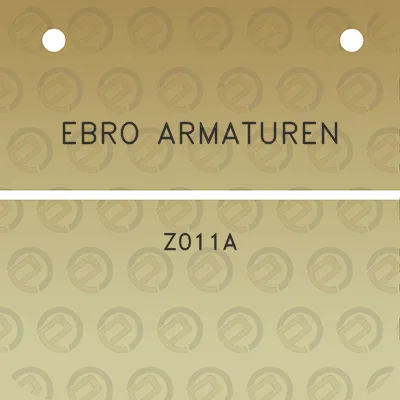 ebro-armaturen-z011a