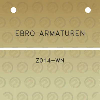 ebro-armaturen-z014-wn