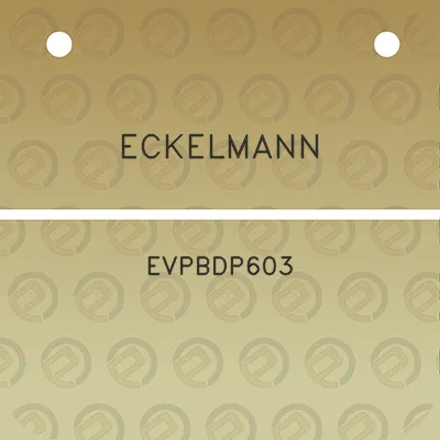 eckelmann-evpbdp603