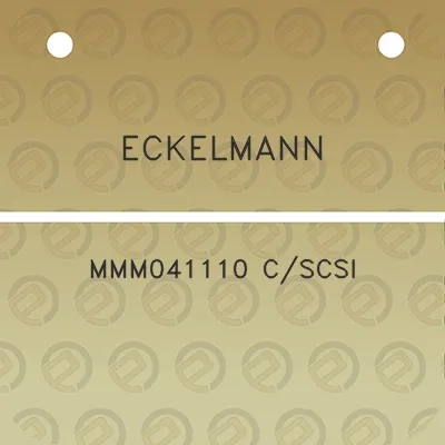 eckelmann-mmm041110-cscsi