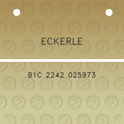 eckerle-b1c-2242-025973