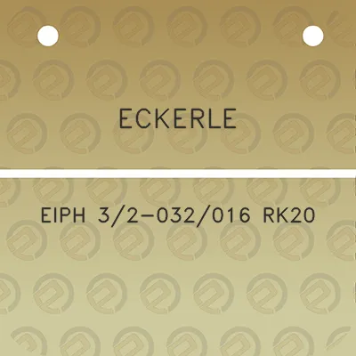 eckerle-eiph-32-032016-rk20