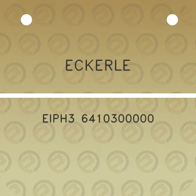 eckerle-eiph3-6410300000