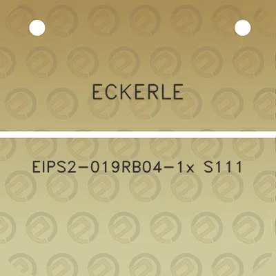 eckerle-eips2-019rb04-1x-s111