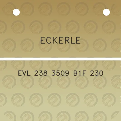 eckerle-evl-238-3509-b1f-230