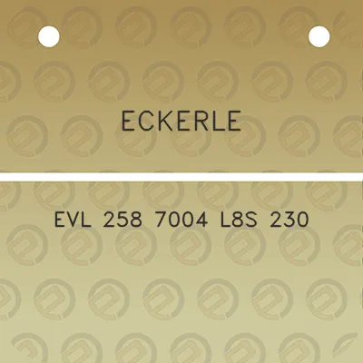 eckerle-evl-258-7004-l8s-230