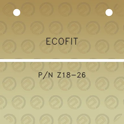 ecofit-pn-z18-26