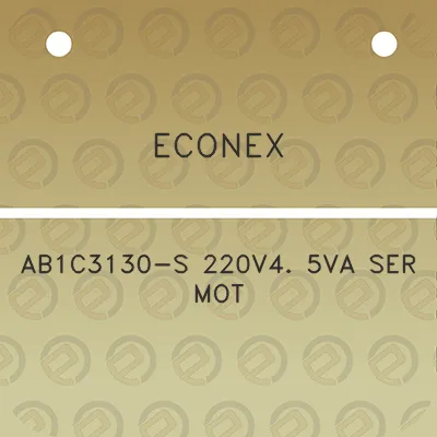 econex-ab1c3130-s-220v4-5va-ser-mot