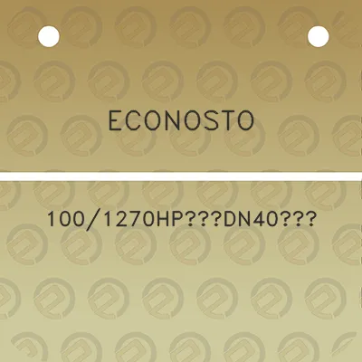 econosto-1001270hpdn40