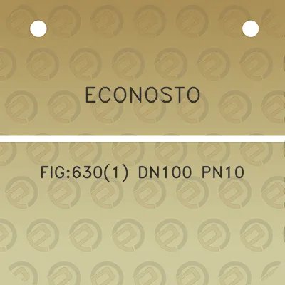 econosto-fig6301-dn100-pn10